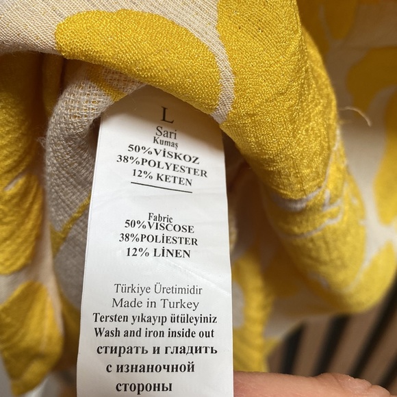 AdL Gorgeous floral  linen Dress - Picture 8 of 8